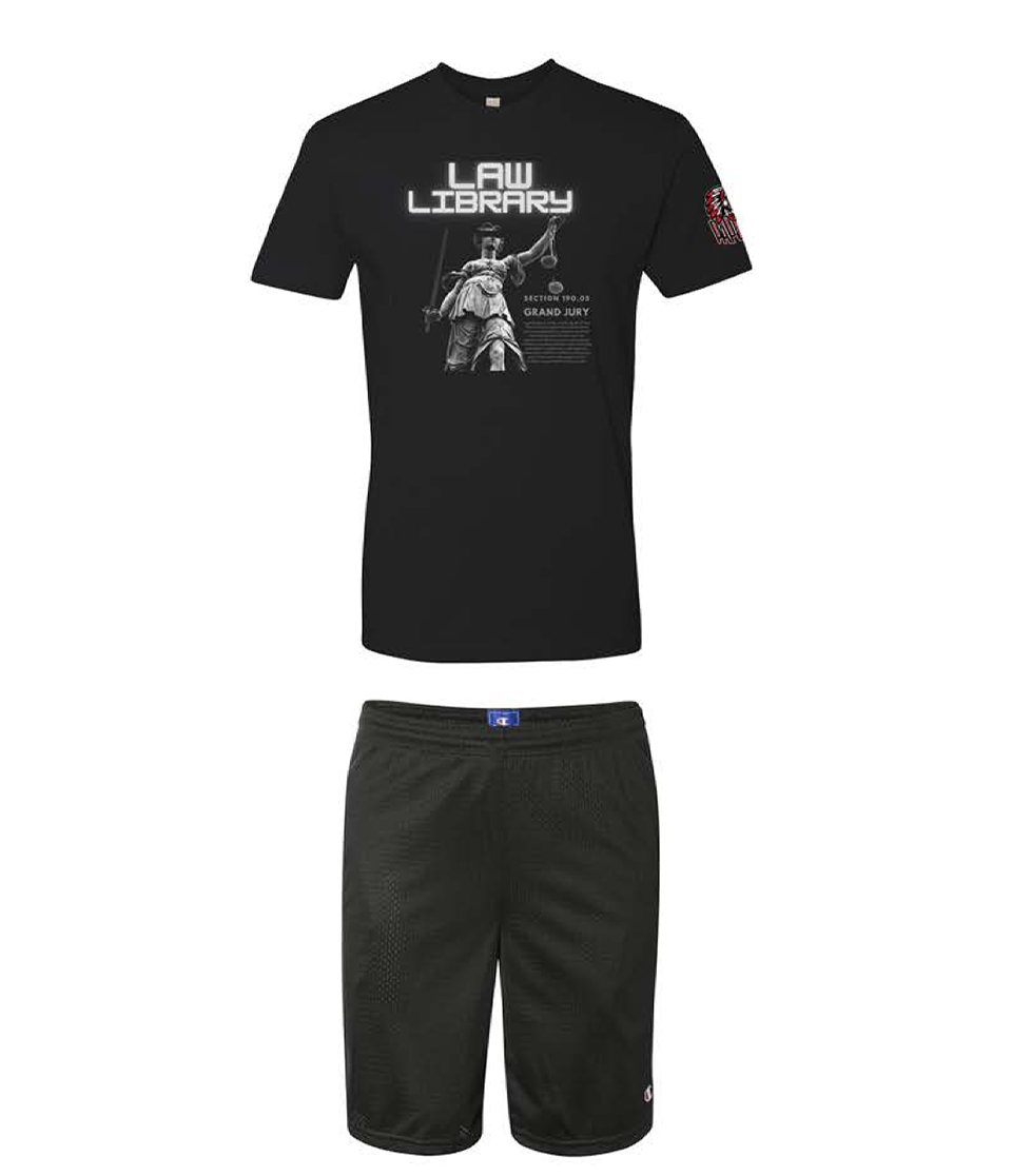 Law Library - T-Shirt & Champion Shorts